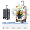 kawaii despicable me minions housse de valise dessin animé pratique voyage protection bagages accessoires vol