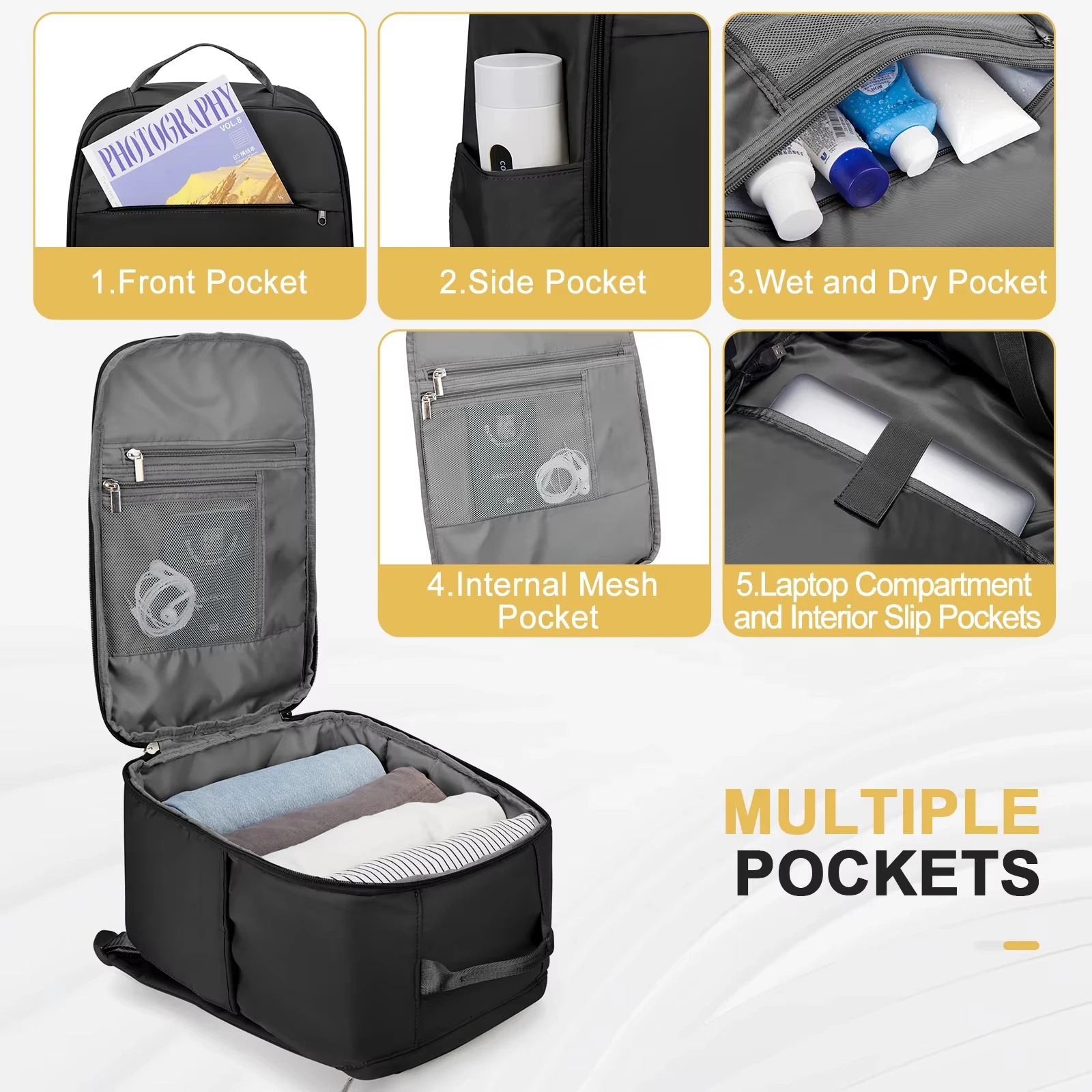 ryanair sac à dos 40x20x25 sac de cabine bagage à main sac à dos de voyage pour easyjet cabine sac 45x36x20 sac à dos pour ordinateur portable pour femmes/hommes