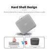 brdrc sac de rangement pour dji air 3/air 3s étui de transport intégré sac à main voyage valise en polyuréthane bandoulière drone rc 2 accessoires