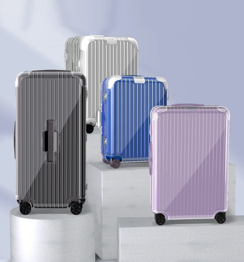 housse transparente applicable pour bagages essentiels rimowa, housse transparente 21/26/30 pouces, housse de protection pour valise rimowa salsa