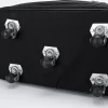 pack de voyage roues pour femmes hommes extensible pliable chariot bagages polyvalent valise noire pour voyage week end sac de nuit