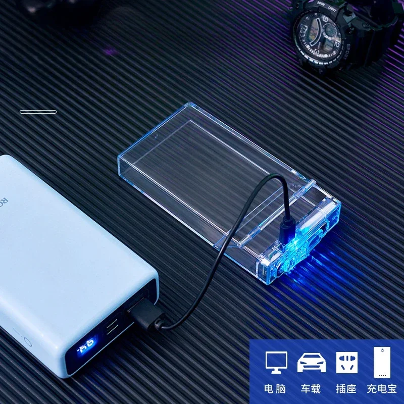 Étui à lumière laguna coloré transparent, briquet usb, mince, scellé et étanche à l'humidité, paquet de 20