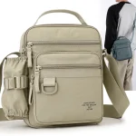 Mode décontracté hommes sac à main de haute qualité homme sacs à bandoulière sac de voyage élégant hommes sac à bandoulière avec poche pour bouteille