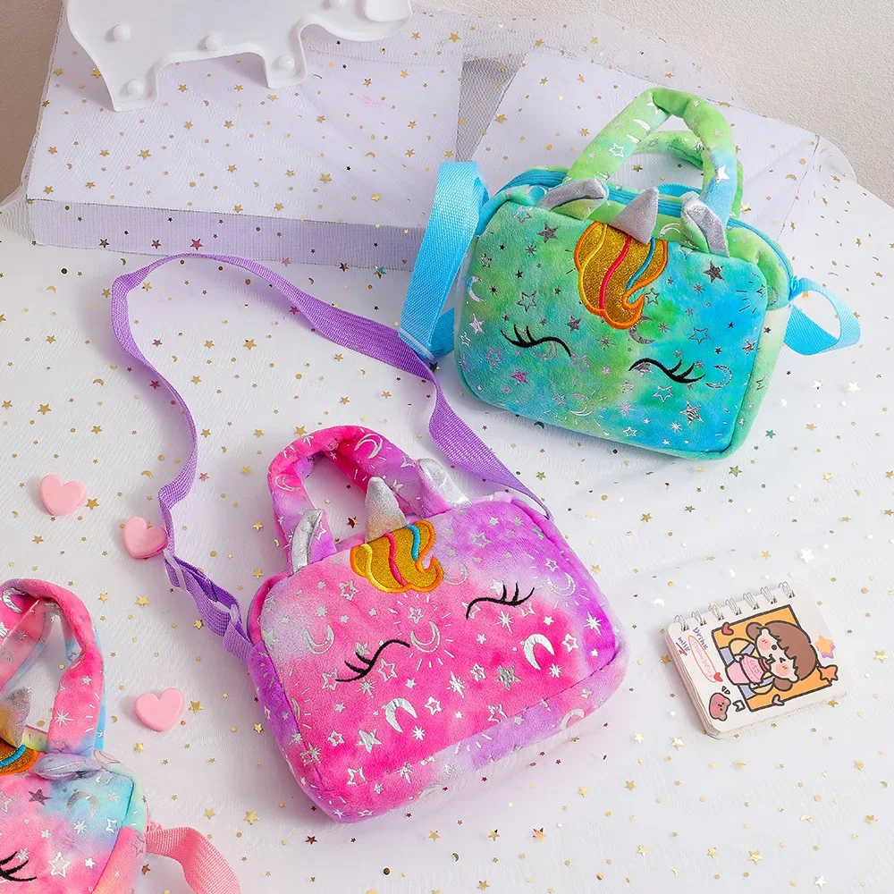 sacs à main licorne douce pour filles, sac à bandoulière mignon pour enfants, cadeau de fête d'anniversaire pour petites filles, petit sac à main