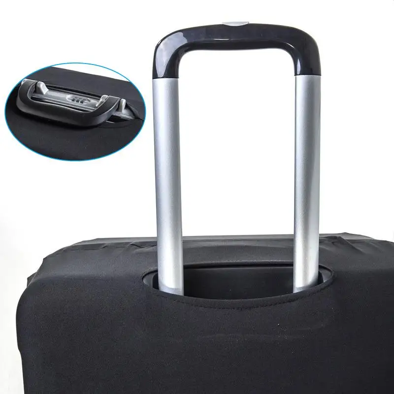 housse de protection pour bagages en tissu extensible, étui anti poussière pour bagages, adapté à une valise de 18 à 28 pouces, accessoires de voyage