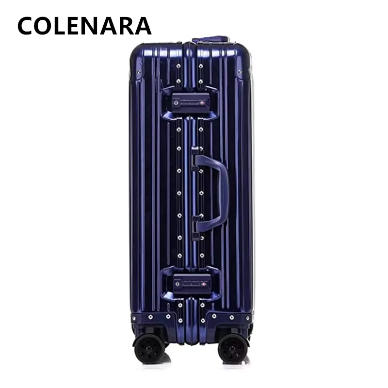 colenara valise de cabine valise à bagages de grande capacité 20 "boîte d'embarquement tout en aluminium et alliage de magnésium 24" 26 "29" bagages pour hommes