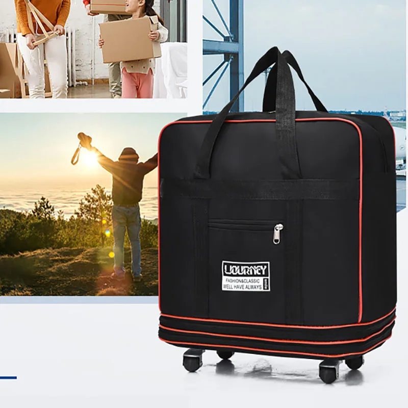 sac polochon pliable pour les voyages du week end, sac à bagages de voyage familial, sac de week end prêt pour cadeaux, sac polochon, sac à main, sac de nuit