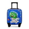 bagage pour enfants 18 pouces coffre à main pour enfants avec motifs de dessins animés double face, valise de voyage animal mignon pour garçons filles