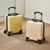 valise légère en cuir pour femmes de 14 pouces, mallette d'embarquement de voyage aérien, petite nouvelle boîte de mot de passe pour hommes, valises sur roulettes