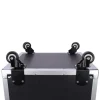 boîte à outils portable avec roues en aluminium, valise d'évaluation, grande mallette de vol rigide, outils de rangement, boîtes de transport professionnelles