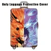 naruto anime valise de voyage housse anti poussière épaisse élastique bagages housse de protection pour 18 30 pouces boîtier de chariot accessoires de voyage