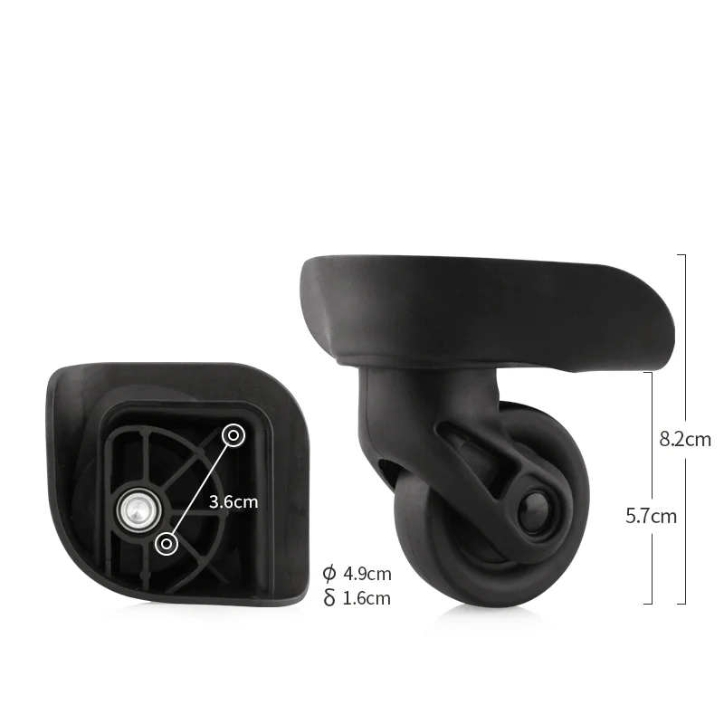 convient pour american tourister 85a roue universelle 2/4 pièces roues pour valise bagages accessoires pièces de rechange muet