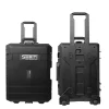 grand étui de protection avec roulettes, équipement photographique, boîte de sécurité, valise, sac pour appareil photo avec intervalle