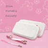 valise mignonne portable, sac de rangement de protection rigide étanche pour switch/oledconsole et accessoires de jeu