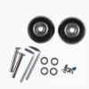 roulettes silencieuses pour bagages de voyage, 40 70mm, résistantes à l'usure, kit de réparation de valise à roulettes silencieux, installation facile et flexible