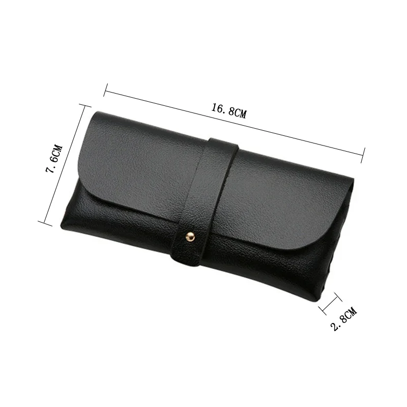 Étui souple pour lunettes de soleil en cuir pu, pochette à bijoux, mode hommes et femmes, boîte à lunettes de soleil, sac cadeau souple, grande taille