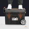 mallette à outils professionnelle rigide à roues, valise multifonctionnelle Étanche, accessoires de rangement en plastique