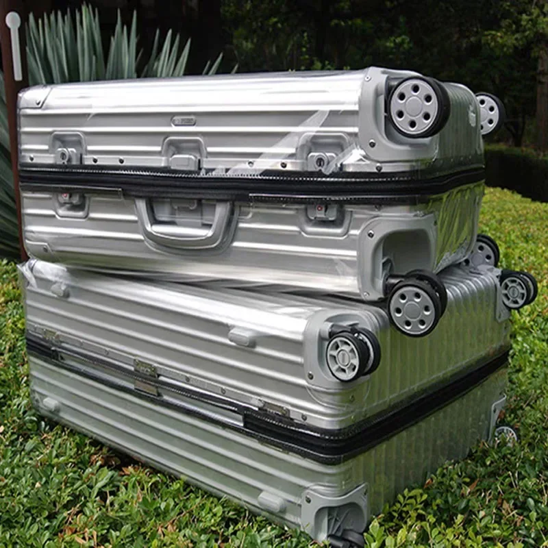 juste de bagage pour rimowa classic avec fermeture éclair, étui de protection, transparent, pvc, anti poussière, valise, accessoires personnalisés