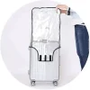 housse de protection pour bagages entièrement transparente, étanche à la poussière, durable, accessoires de voyage, étui en pvc, nouvelle collection