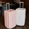 valise de voyage durable de grande capacité pour hommes, conception assise, verrouillage par mot de passe, sac de transport, matériau en fiber de carbone, roues universelles