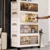 armoire de rangement pliante multifonction de 45/55/65cm de longueur, armoire pour articles divers, casier de garde robe anti poussière de grande capacité