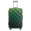 housse de valise imprimée losange, mode géométrique, motif simple, voyage de croisière, vacances, fournitures de bagages élastiques, protecteur