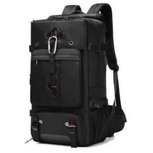 Sac de voyage étanche grande capacité pour homme, valise pour ordinateur portable 17.3 « , sac à dos multifonction, sacs de camping en plein air, 70L Sac de voyage étanche grande capacité pour homme, valise pour ordinateur portable 17.3 « , sac à dos multifonction, sacs de camping en plein air, 70L
