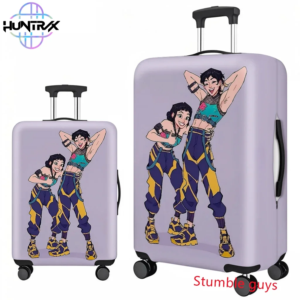 minimalist kpop demon hunters luggage cover 18 32 inch suitcase protector soft durable fabric