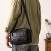 designers de mode fait à la main en cuir véritable sac à bandoulière pour hommes week end fête travail en cuir de vache adolescents comprimés sac à bandoulière