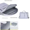 sac à main portable léger pour ordinateur portable, porte documents, pochette pour ordinateur portable, résistant aux chocs, sac messager à bandoulière pour le travail
