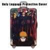 naruto anime valise de voyage housse anti poussière épaisse élastique bagages housse de protection pour 18 30 pouces boîtier de chariot accessoires de voyage
