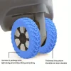 Housses universelles de roues de valise à bagages en Silicone, résistantes à l’usure, Protection de roulettes pour valise, accessoires de roues Housses universelles de roues de valise à bagages en Silicone, résistantes à l’usure, Protection de roulettes pour valise, accessoires de roues