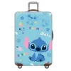 housse de valise à la mode, haute élasticité, mignon lilo et stitch, housse anti poussière pour valise de 18 à 32 pouces, accessoires essentiels