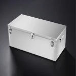 Boîte à outils de grande capacité, matériel multifonctionnel, boîte de rangement d&rsquo;outils en acier inoxydable, organisateur d&rsquo;outils, valise, boîtes étanches