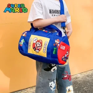 Marios Bros sacs à bagages Anime grande capacité voyage sac à bandoulière dessin animé natation sac à bandoulière sport Fitness sacs cadeau de noël Marios Bros sacs à bagages Anime grande capacité voyage sac à bandoulière dessin animé natation sac à bandoulière sport Fitness sacs cadeau de noël