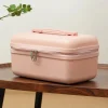 Valise portable de 16 pouces, petit sac de maquillage portable léger, valise de rangement, petite valise en cuir, voyage d’embarquement Valise portable de 16 pouces, petit sac de maquillage portable léger, valise de rangement, petite valise en cuir, voyage d’embarquement 
