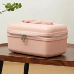 Valise portable de 16 pouces, petit sac de maquillage portable léger, valise de rangement, petite valise en cuir, voyage d’embarquement ﻿