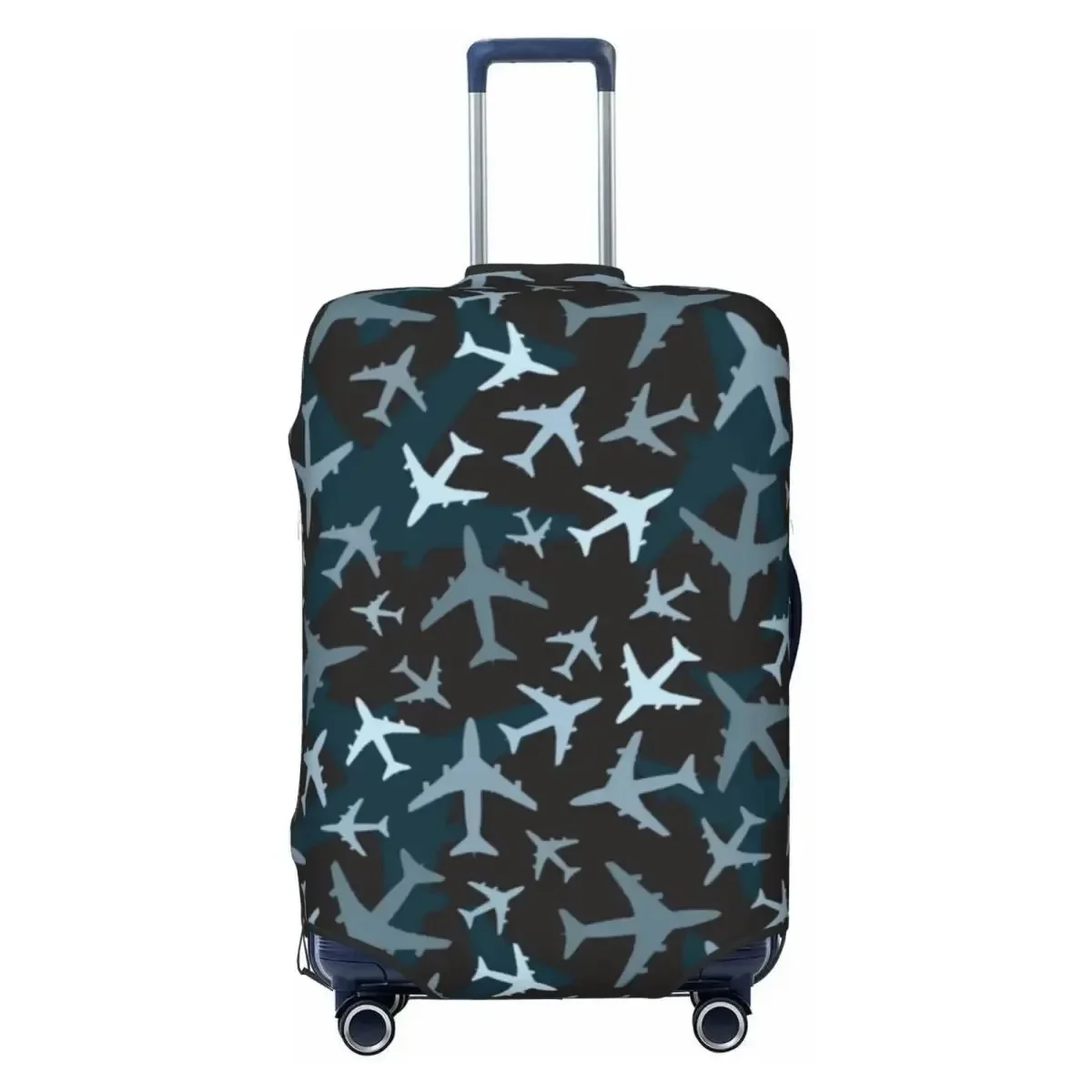 housse de protection personnalisée pour bagages d'équipage de vol d'avion, housse de protection amusante pour valise de voyage de pilote d'aviateur d'avion de 18 à 32 pouces