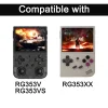 Étui pour console de jeu portable r36s, housse de transport pour anbernic rg35xx rg353v rg353vs, sac de voyage rigide portable, accessoires de jeu
