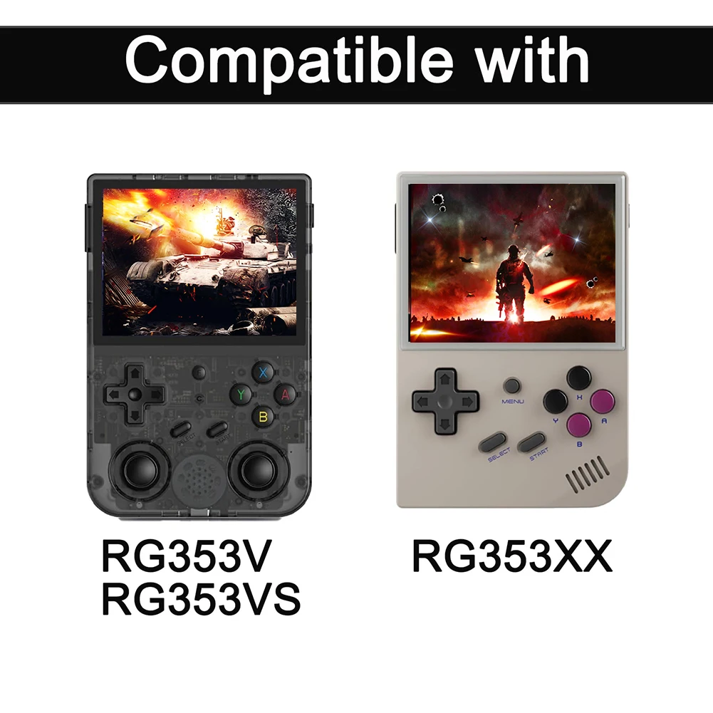 Étui pour console de jeu portable r36s, housse de transport pour anbernic rg35xx rg353v rg353vs, sac de voyage rigide portable, accessoires de jeu