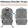 grande valise extensible de voyage de grande capacité sacs à dos avec 4 cubes d'emballage sac à dos de bagage résistant à l'eau mochila