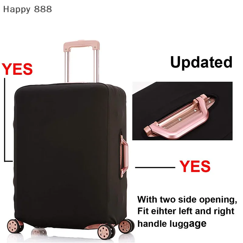 housse de bagage pc – protecteur de valise en tissu élastique compatible avec les bagages de 18 à 32 pouces, assurant la protection de voyage sans poussière