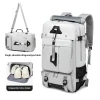 sac de voyage de grande capacité 55l pour hommes, valise pour ordinateur portable 15.6 pouces, sac à dos multifonction étanche, sacs de camping en plein air