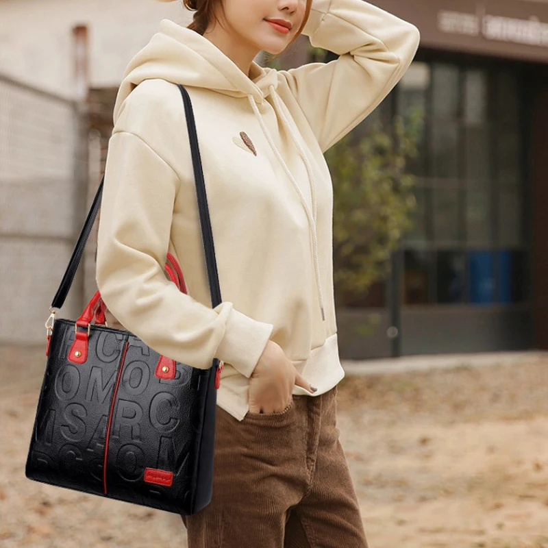 sacs à main de luxe de styliste pour femmes, fourre tout de grande capacité, marque célèbre, sacs à bandoulière en cuir pu pour dames