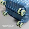 protecteur de roue en silicone, 4 pièces, compartiment à bagages, housse de protection de roue, boîtier de chariot, manchon à roulettes silencieux, accessoires de valise