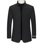 Hommes Blazers costumes vestes col montant affaires costumes décontractés manteaux mâle Slim Fit Blazers vestes Blazers manteaux taille 4XL