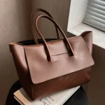 Sacs à main en cuir PU souple pour femmes, nouvelle mode, Design rétro, sacs à bandoulière sous les bras, sacs à poignée supérieure de luxe