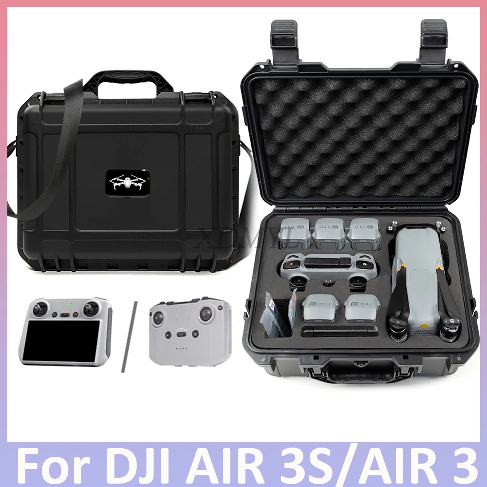 Valise portable pour DJI Air 3/AIR 3 S, étui rigide, VPN, boîte de transport résistante à la pression pour DJI RC 2/RC SEE/RC N3, accessoires de contrôleur Valise portable pour DJI Air 3/AIR 3 S, étui rigide, VPN, boîte de transport résistante à la pression pour DJI RC 2/RC SEE/RC N3, accessoires de contrôleur