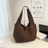 Sac fourre-tout rétro Chic 2025, sac à main de Style panier structuré pour femmes, sac à bandoulière à Texture mate, sac de transport spacieux pour tous les jours