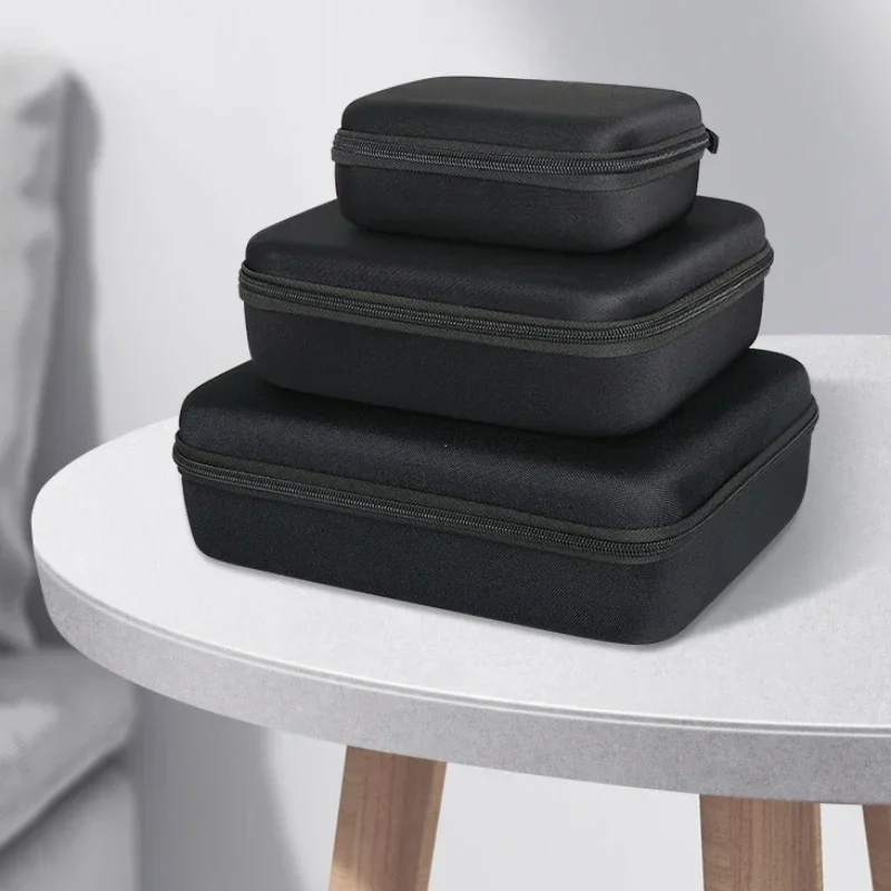 boîte de rangement eva, 1 pièce, petit sac de voyage à fermeture éclair, mallette de rangement de protection portable, sac d'outils d'extérieur, 6 types de tailles, accessoires d'organisation